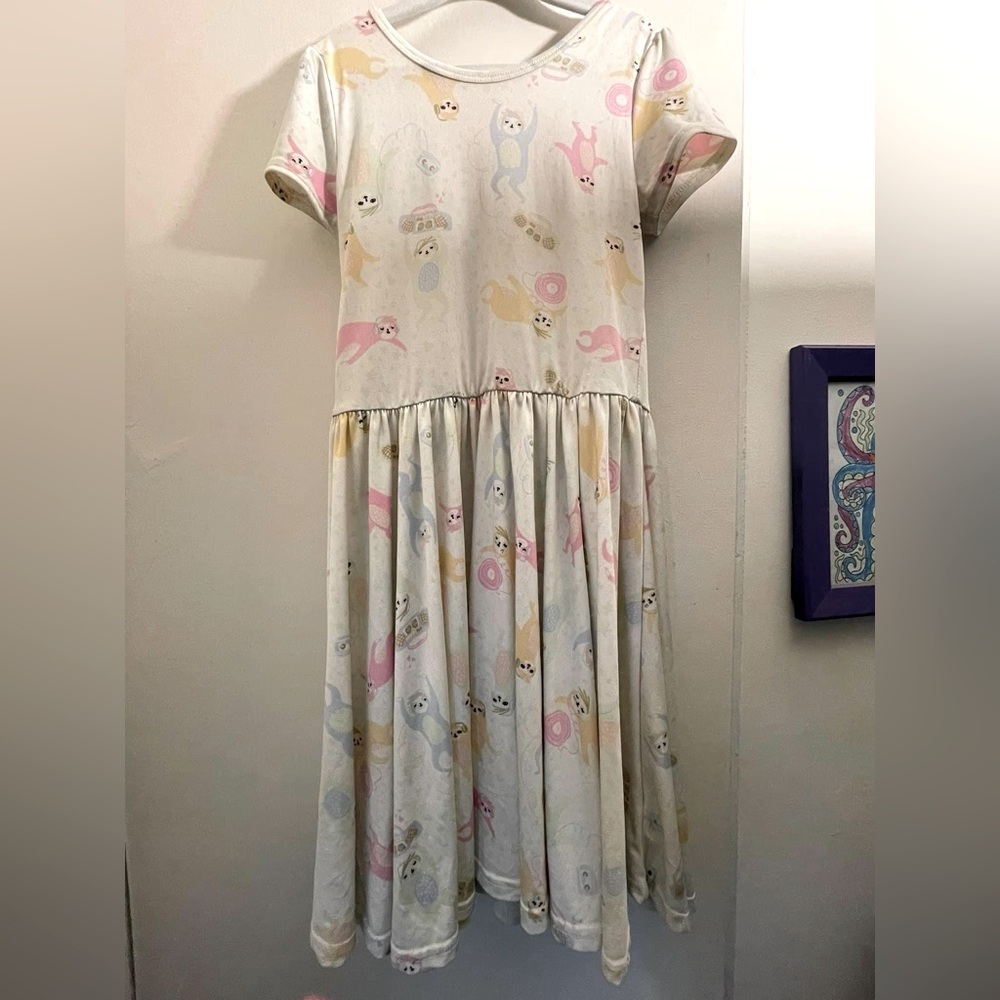DotDot smile cap sleeve dress